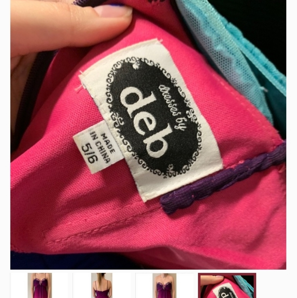 Deb size 3 dress